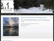 Tablet Screenshot of pembrookeparkhoa.com